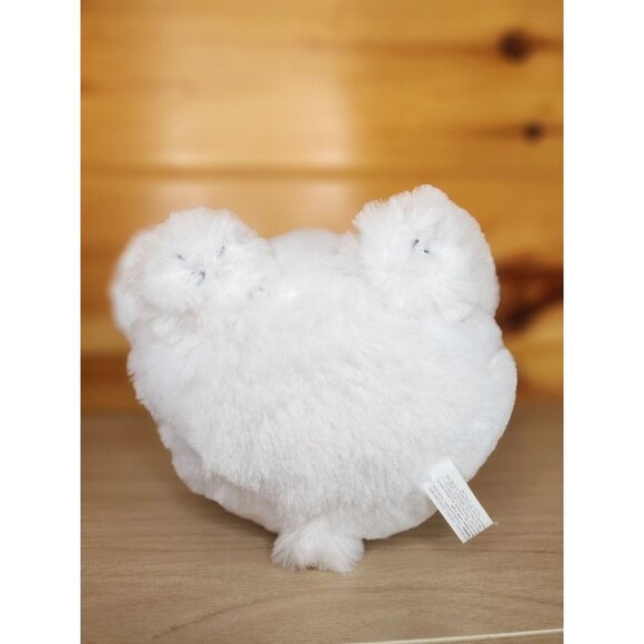 Braham Progressive Plush Bunny Rabbit White With Blue Ears Soft 10" - Picture 6 of 15